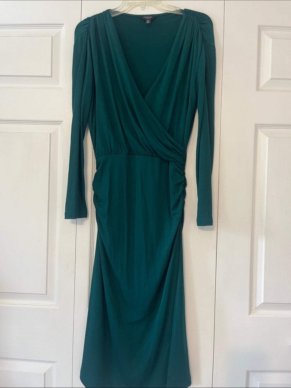Banana Republic Wrap Midi Dress - Deep Teal